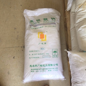 亞硫酸鈉，Na2SO3
