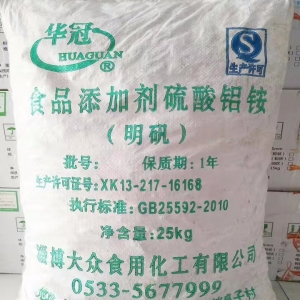 食品級(jí)明礬，KAl(SO?)?·12H?